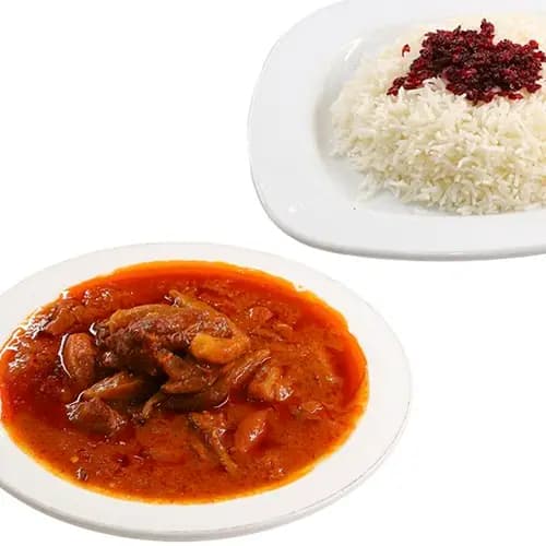 چلو خورشت بامیه